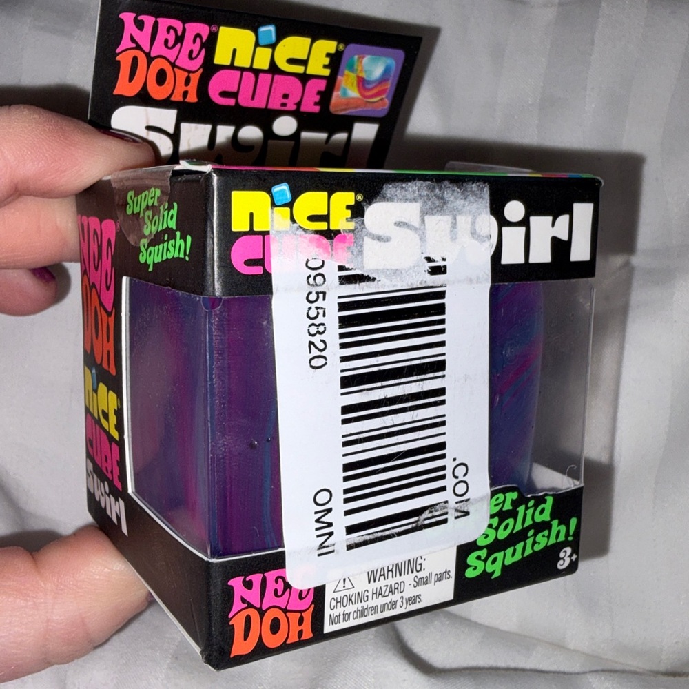 Trendy Brand New NeeDoh Swirl Super Solid Squish - Purple, Blue, & Pink🔥 - Picture 6 of 7